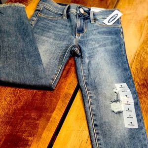 Girls Old Navy Ballerina jeans Size 7 NWT